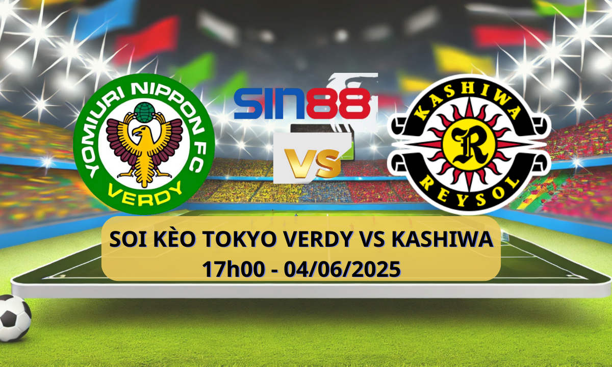 Trận đấu bóng đá Verdy Tokyo và Kashiwa Reysol